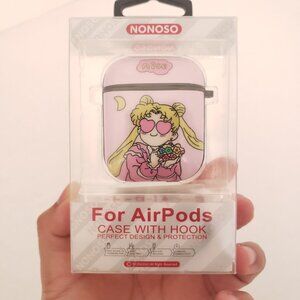 Nonoso Pink Sailor Moon For Air Pod Case With Hook Cute Graphic